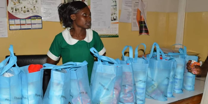Asante Akim Central - MCE donated items to the Konongo government hospital 2019