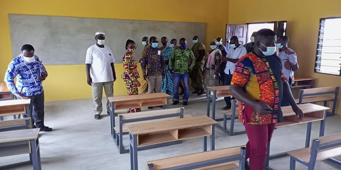 Gomoa East Commissions three unit classroom block for Nkwantanan D/A Basic School 2021