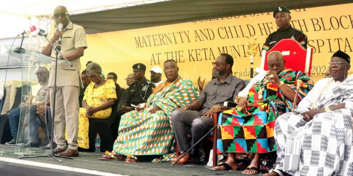Keta - MTN commissions ultramodern Maternal and Child Health Block 2024