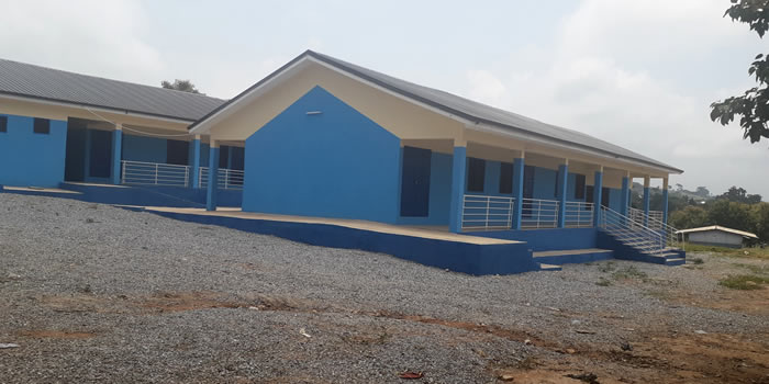 Construction of six unit classroom at Agogo