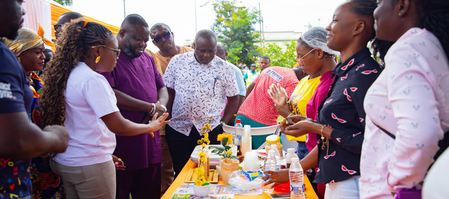 AMA - Mayor of Accra hosts young innovators pledges support, inclusive development 2025