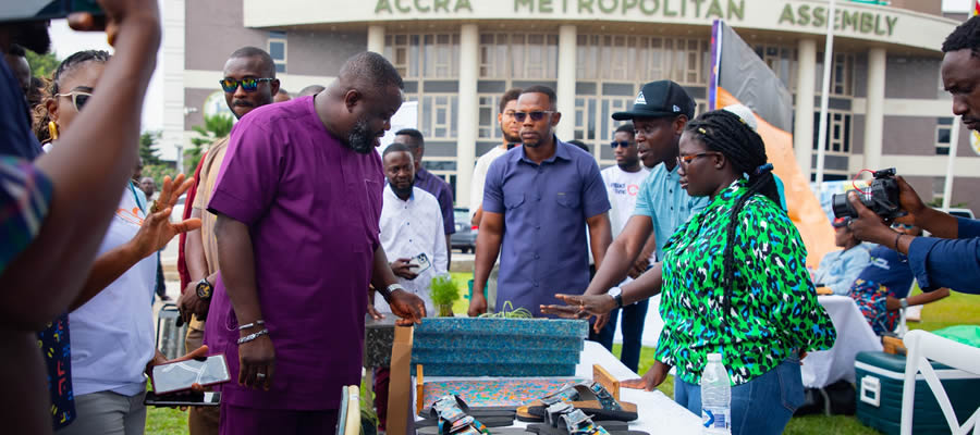 AMA - Mayor of Accra hosts young innovators pledges support, inclusive development 2025