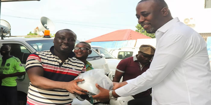 Ablekuma West MCE hands over some motorcycles to Assembly Members 2022