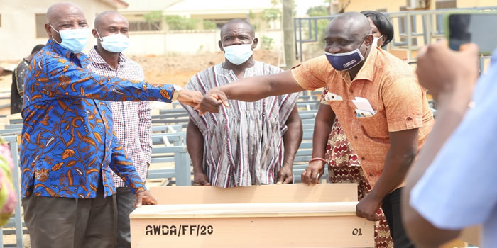 Ada West DCE donates School Furniture to Ada West Educational Directorate 2021