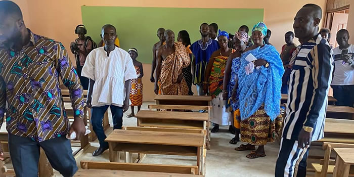 Akrofuom - Classrooms blocks commissioned in two communities 2023