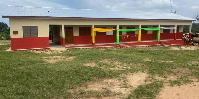 Akrofuom - Classrooms blocks commissioned in two communities 2023