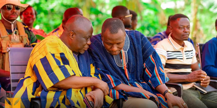 Amansie South DCE, MP commission two projects 2024