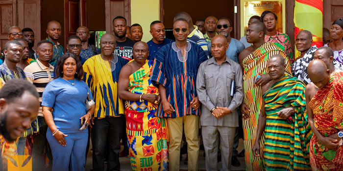 Amansie South DCE, MP commission two projects 2024