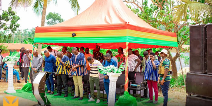 Amansie South DCE, MP commission two projects 2024