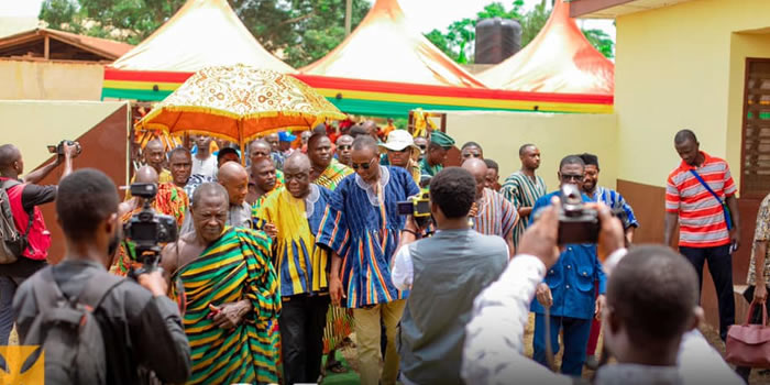 Amansie South DCE, MP commission two projects 2024