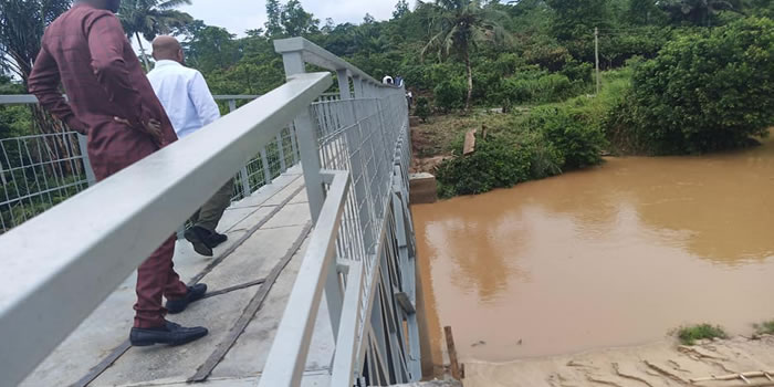 Assin South Communities Footbridge Completed 2022