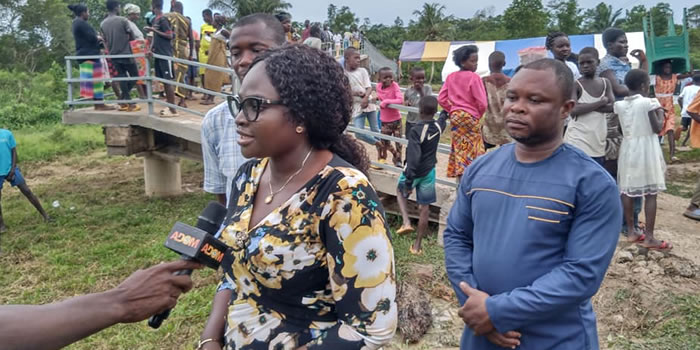 Assin South Communities Footbridge Completed 2022