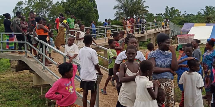 Assin South Communities Footbridge Completed 2022
