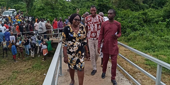 Assin South Communities Footbridge Completed 2022