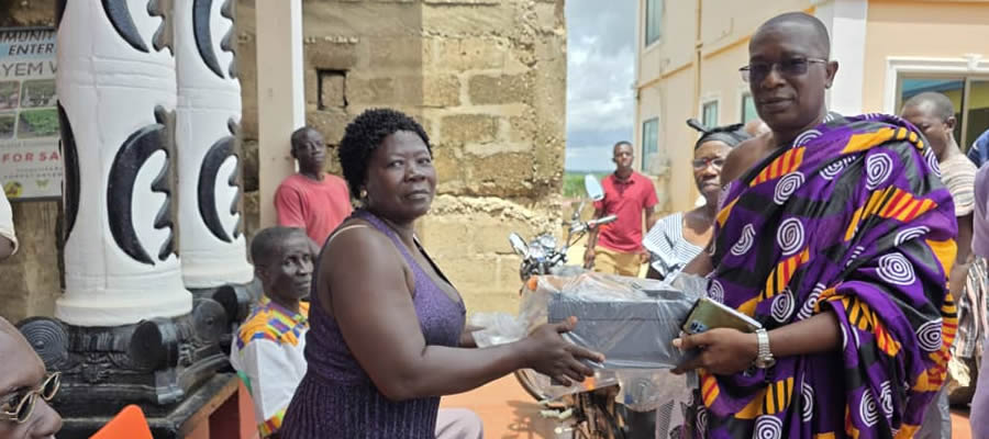Denkyembour District Assembly DCE distributes Cooking Stoves to Persons With Disabilities 2025