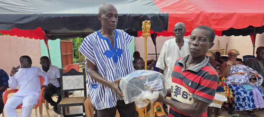 Denkyembour District Assembly DCE distributes Cooking Stoves to Persons With Disabilities 2025