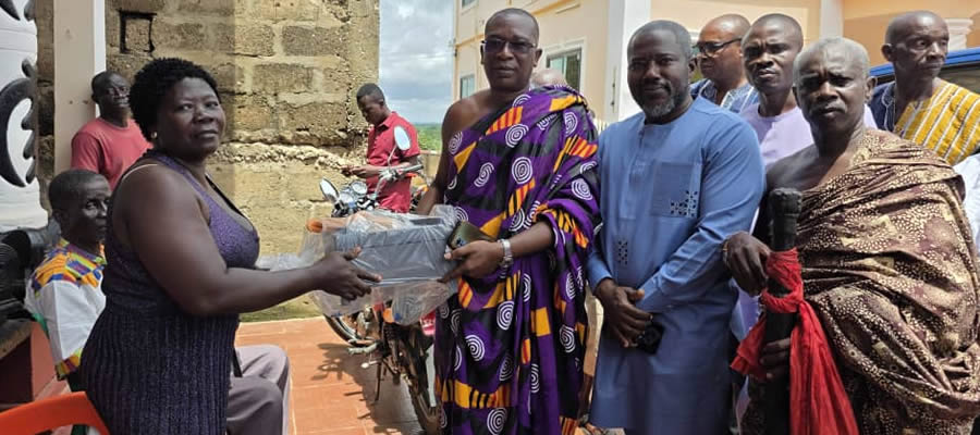 Denkyembour District Assembly DCE distributes Cooking Stoves to Persons With Disabilities 2025