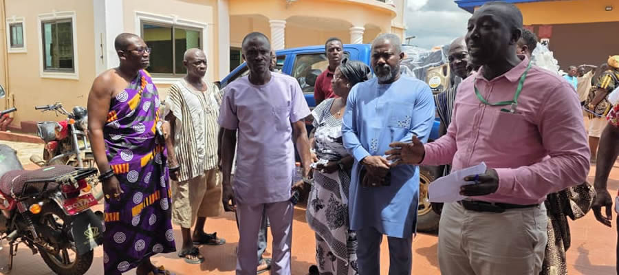 Denkyembour District Assembly DCE distributes Cooking Stoves to Persons With Disabilities 2025