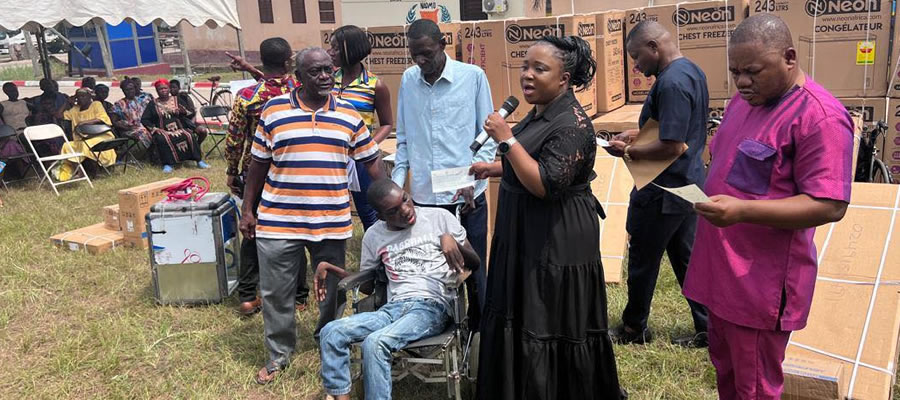 Ejisu MCE Empowers Persons with Disabilities with Cash and Working Equipment 2026