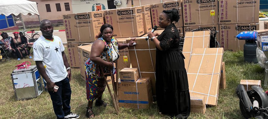 Ejisu MCE Empowers Persons with Disabilities with Cash and Working Equipment 2026