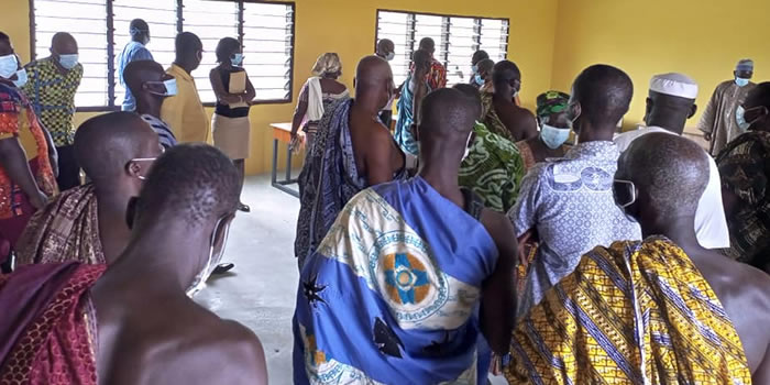 Gomoa East Commissions three unit classroom block for Nkwantanan D/A Basic School 2021