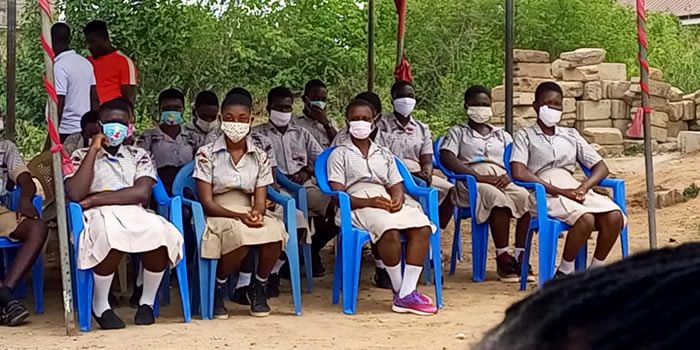 Gomoa East Commissions three unit classroom block for Nkwantanan D/A Basic School 2021