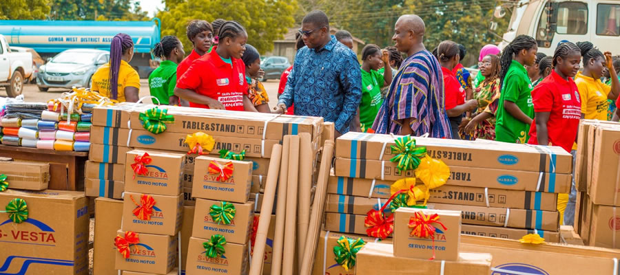 Gomoa West DCE Presents Training Equipment to Boost National Apprenticeship Programme 2026