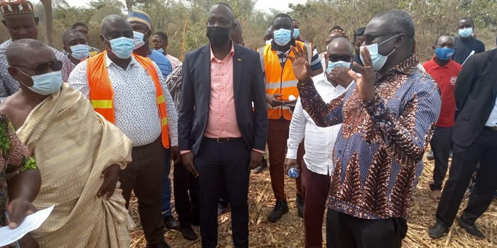 Kadjebi DCE hands over site for Agenda 111 District Hospital 2022