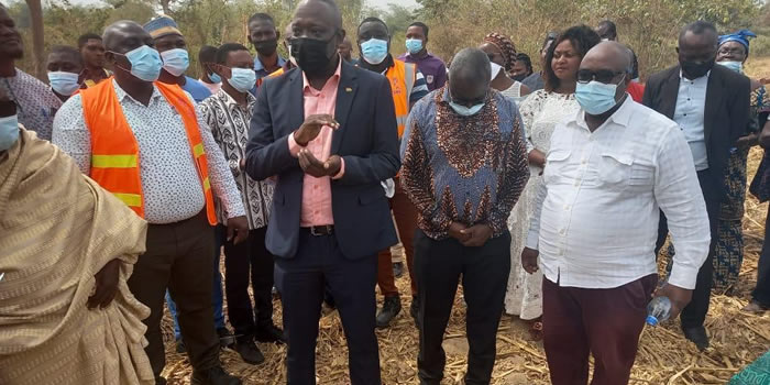 Kadjebi DCE hands over site for Agenda 111 District Hospital 2022