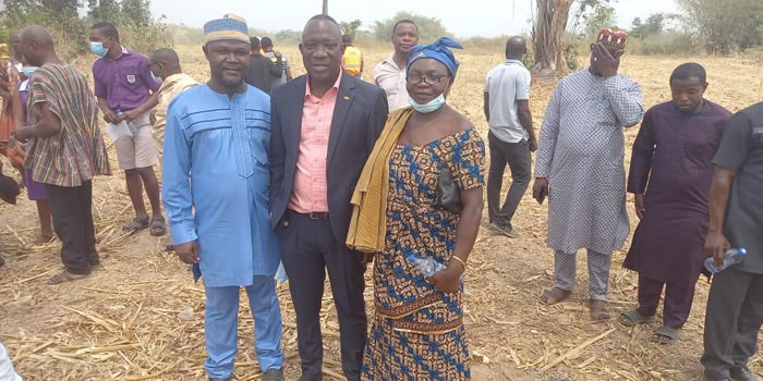 Kadjebi DCE hands over site for Agenda 111 District Hospital 2022
