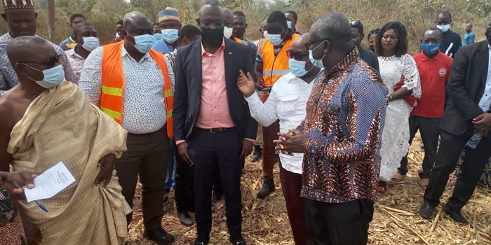 Kadjebi DCE hands over site for Agenda 111 District Hospital 2022