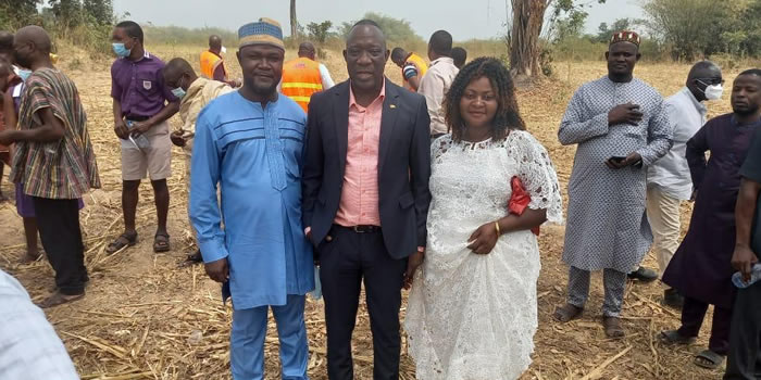 Kadjebi DCE hands over site for Agenda 111 District Hospital 2022