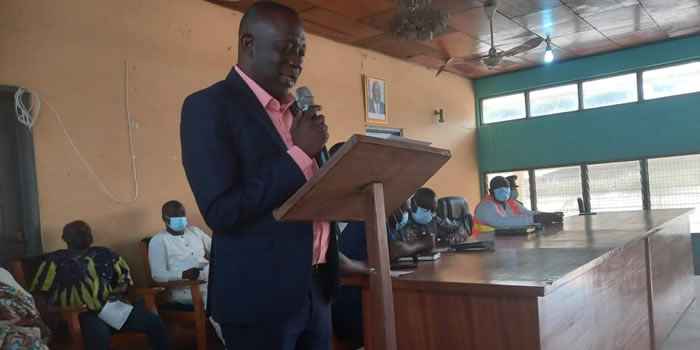 Kadjebi DCE hands over site for Agenda 111 District Hospital 2022