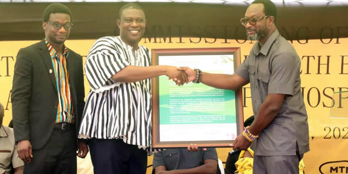 Keta - MTN commissions ultramodern Maternal and Child Health Block 2024