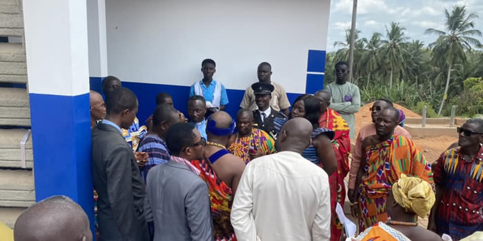 Nsaba Presbyterian SHS gets 10-seater WC 2023