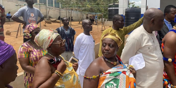 Nsaba Presbyterian SHS gets 10-seater WC 2023