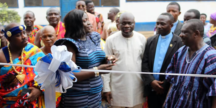 Nsaba Presbyterian SHS gets 10-seater WC 2023