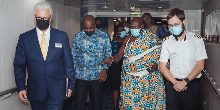 Logos Hope docks at Tema Port