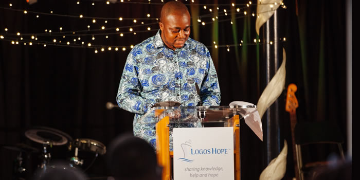 Logos Hope docks at Tema Port