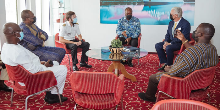 Logos Hope docks at Tema Port