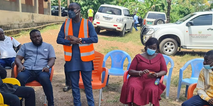 West Akim MCE cut sod for the construction of two classroom blocks 2022