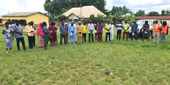 West Akim MCE cut sod for the construction of two classroom blocks 2022