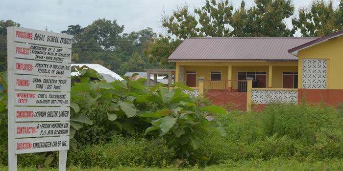 2 unit kg classroom block at Ponkor